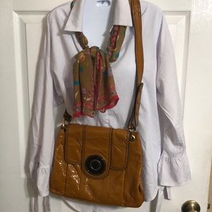 Badgley Mischka Patent Leather Shoulder Bag